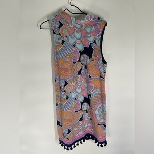 Trina Turk Multicolor Floral Midi Dress
